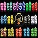 QMay DND Dice Set 15 X 7 Polyhedral Dice 105pcs with 1 Large Flannel Bag DD Dice D4 D6 D8 D10 D D12 D20 for Dungeons and Dragons RPG MTG Table Games - Image 2