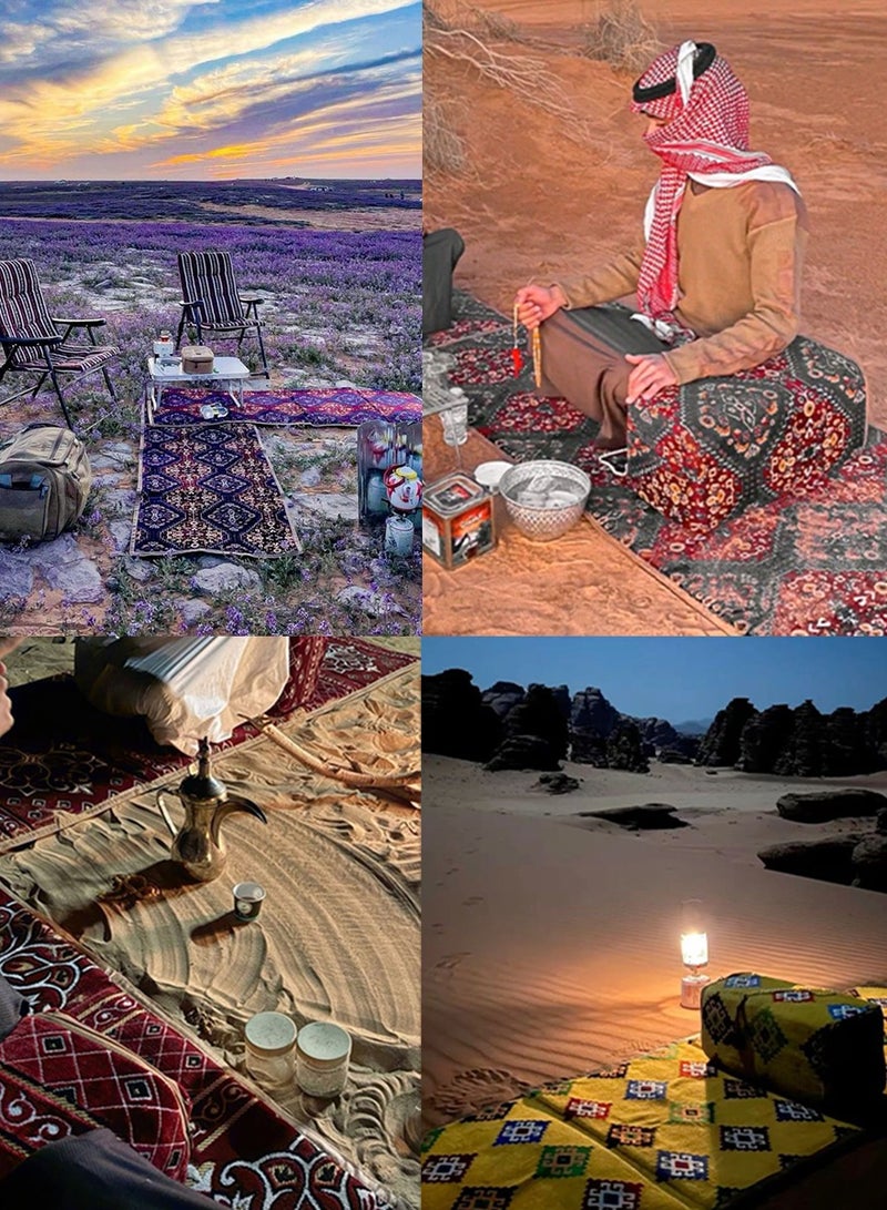 ISHWAZ Camping Floor Mat and Armrest Set for Trips, Padded, Comfortable, Durable, Lightweight, Waterproof, Camping Carpet, Hiking Mat, Versatile for Outdoor Travel and Adventures - Image 2