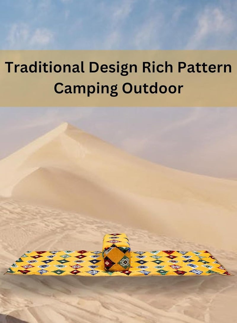 ISHWAZ Camping Floor Mat and Armrest Set for Trips, Padded, Comfortable, Durable, Lightweight, Waterproof, Camping Carpet, Hiking Mat, Versatile for Outdoor Travel and Adventures - Image 5