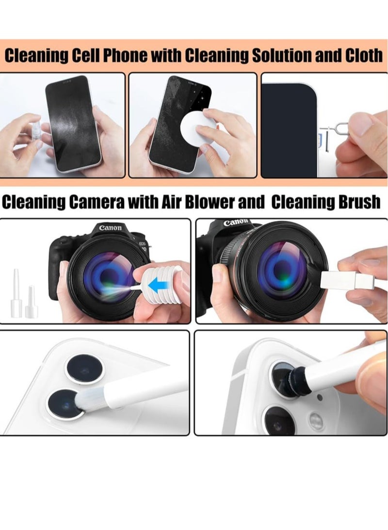 ELTRAZONE "Keyboard Cleaning Kit – 20-in-1 AirPods Pro 1/2 & Screen Cleaner Set with Brushes, Keyboard and Laptop Cleaners, Mobile Phone and PC Monitor Cleaning Tools" - Image 4