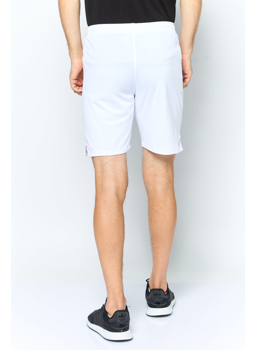 PUMA Men Sportswear Fit Drawstring Training Shorts, White  - Image 4