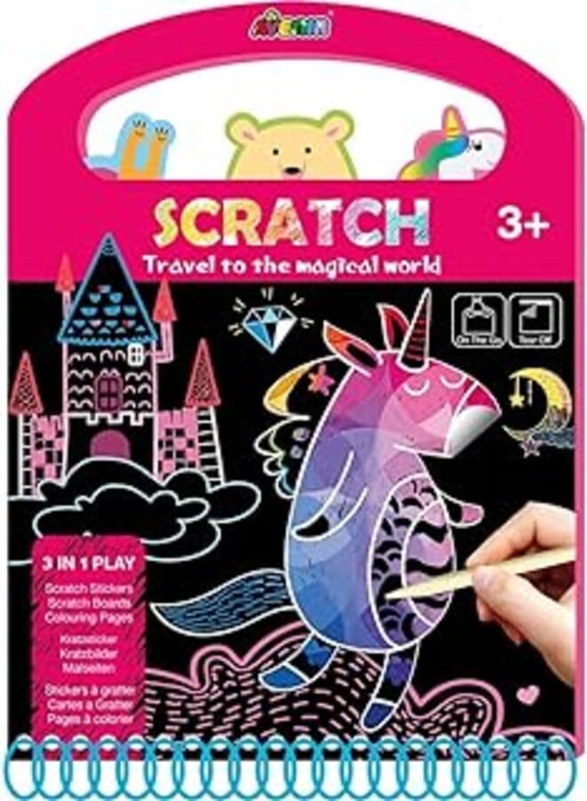 Avenir Scratch Book-Travel To The Magical World