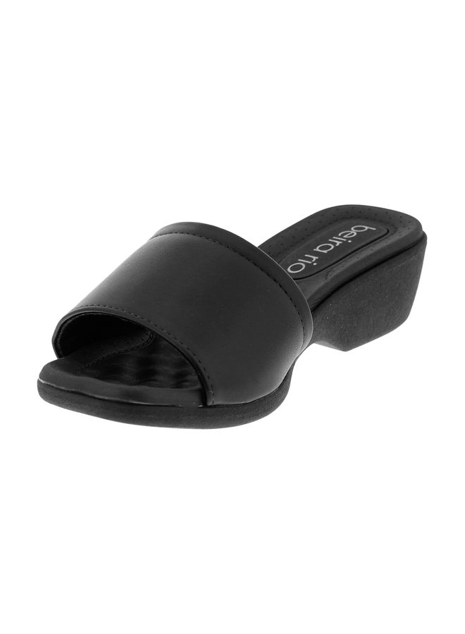 Beira Rio Open Toe Wedge Heel Sandals - Image 1