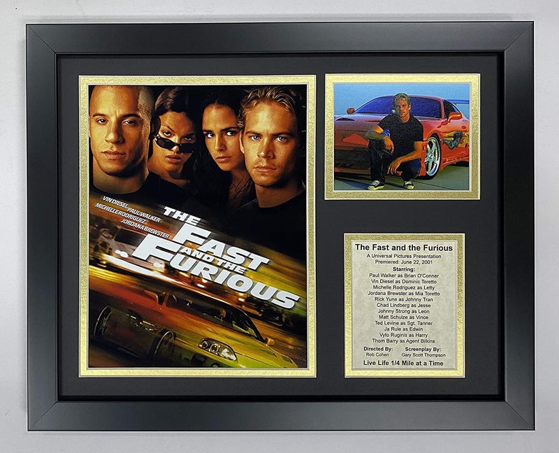 Legends Never Die The Fast and The Furious Movie Collectible | Framed Photo Collage Wall Art Decor - 12"x15", Model: 16376U - Image 5