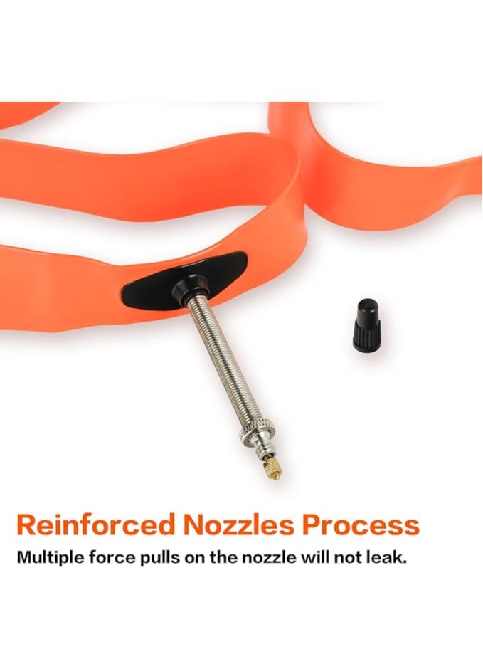 عام أنبوب داخلي للدراجة بوزن خفيف 700C من TPU - يتوافق مع إطارات الدراجات الهوائية 28 بوصة 700x18/23/25/28/30/32C مع صمام فرنسي بطول 65 مم. - Image 3