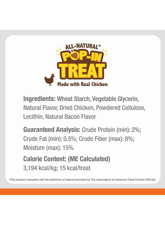 Nylabone Pop-in Dog Treat Toy Refills, All-Natural Dog Treats for Treat Dispensing Toys, Chicken Flavor (90 Count) - Image 4