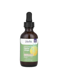 Life-flo Life-flo, Biotin Drops, Natural Vanilla , 2 fl oz (59 ml)  - Image 3