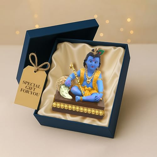 BLADESMITH Bal Krishna Statue - Elegant Krishna Idol Small for Home Decor - Exquisite Krishna Idol Figurine for Spiritual Decor and Gift, Perfectly Crafted with Fine Details - Image 3