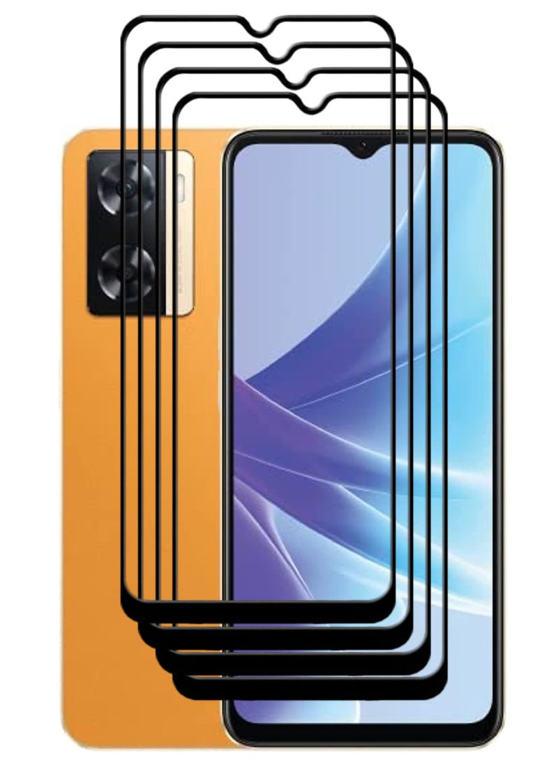 ACLIX 4 Pieces Antistatic ESD Dustproof Premium Quality High Definition Tempered Glass Screen Protector Designed For Oppo A77s - Image 1