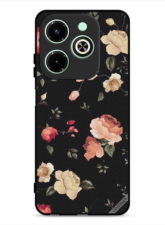 Covernex Infinix Hot 40i 4G Protective Case Cover Flower Art Wallpaper - Image 1