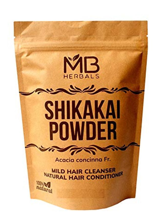 MB Herbals Shikakai Powder 454G | 1 Lb | 16 Oz | Natural Hair Cleanser & Conditioner | 100% Pure Acacia Concinna Fruit Pods Powder From Wildcrafted Shikakai - Image 1