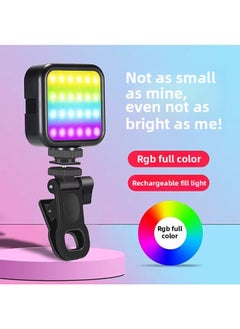 General Direct Supply Live Photography Fill Light RGB Atmosphere Light Handheld Portable Beauty Fill Light Mini Pocket Light-Specifications:【pocket Light】 Rgb Full Color Model  - Image 1