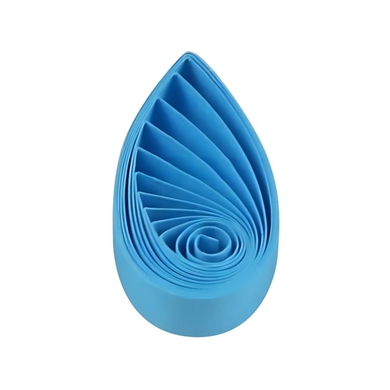 ODETOJOY Quilling Strips 5mm Blue Paper Quilling Set Solid Color Origami Paper DIY Hand Crafts Quilling Paper Strips Blue