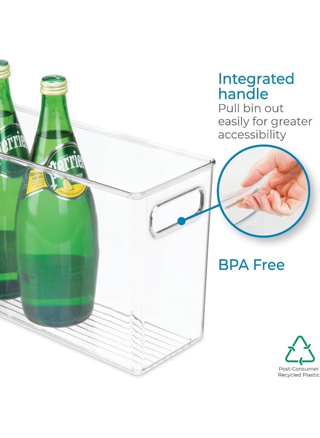 InterDesign iDesign Linus BPA-Free Plastic Deep Kitchen Storage Bin with Handles, Extra Large, Clear  - Image 4