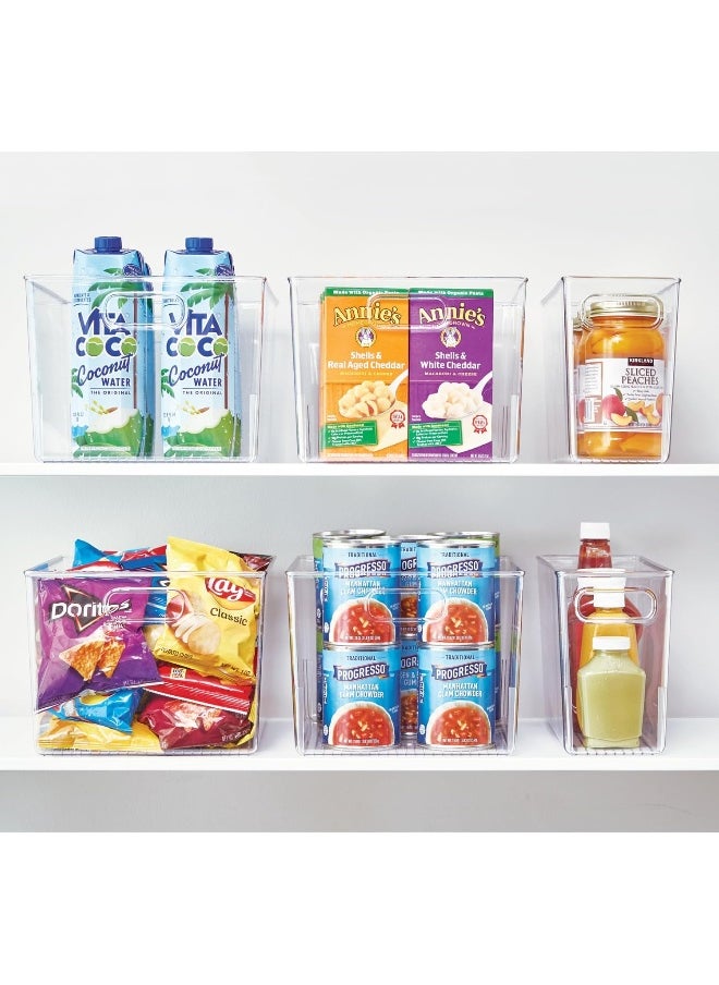InterDesign iDesign Linus BPA-Free Plastic Deep Kitchen Storage Bin with Handles, Extra Large, Clear  - Image 3