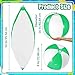 Chitidr 12 Pcs 16 Beach Ball PVC Inflatable Ball Bulk Blow up Pool Balls for Swimming Pool Summer Hawaiian Tropical Theme Party Favors Decorations Favors Supplies Green - Image 4