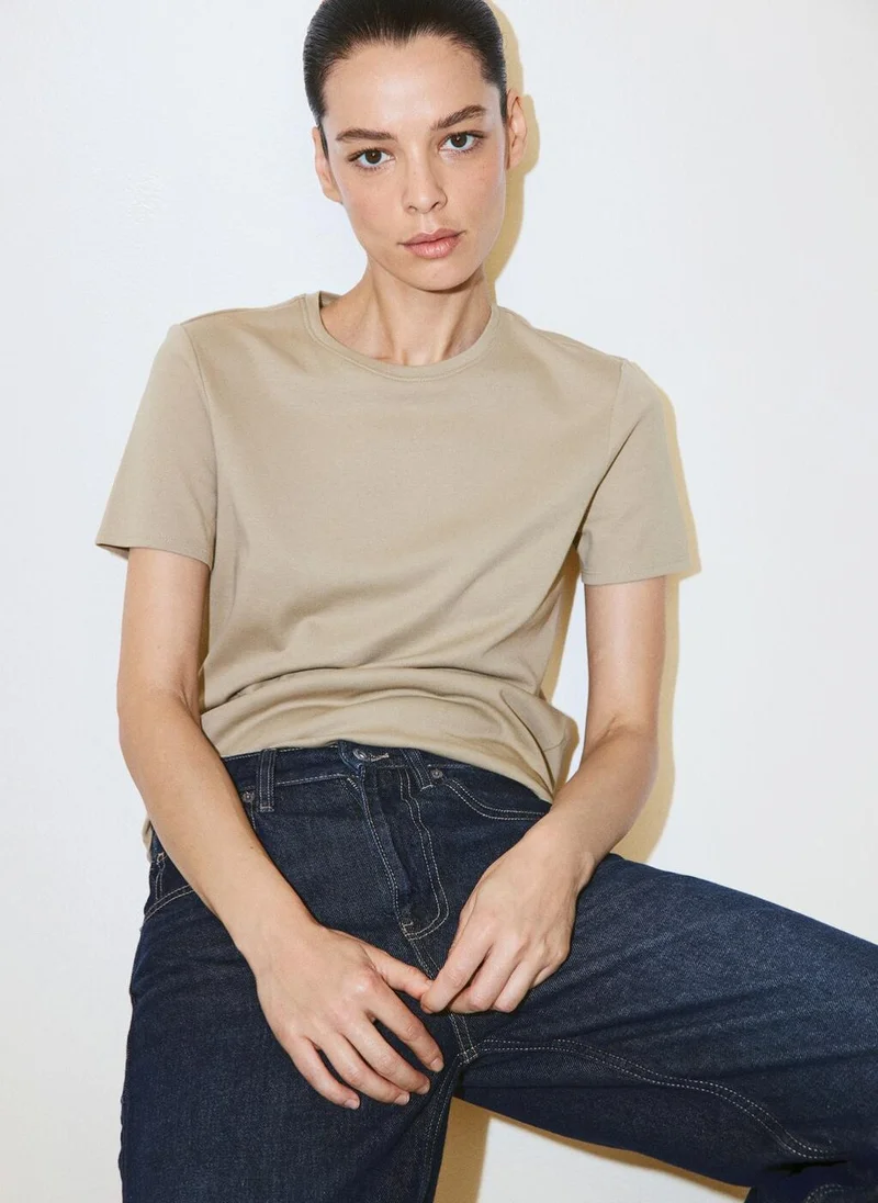 MANGO 100% Cotton T-Shirt
