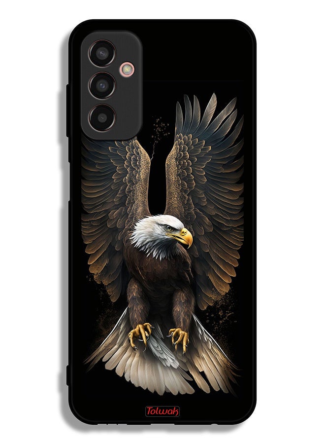 Tolwak Samsung Galaxy F13 Protective Case Cover Eagle Spread Wings - Image 2