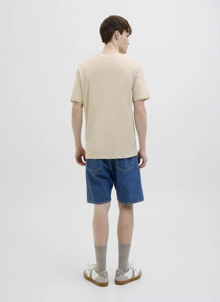 ج ج ريبل Graphic Short Sleeve Crew Neck T-Shirt