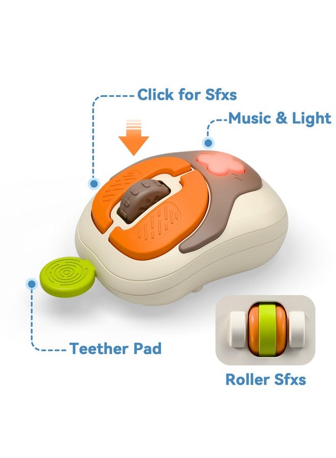 iPlay, iLearn Baby Musical Toy 6-12 Month, Infant Pretend Headphone & Mouse Activity Toy Light Sound, Toddler Montessori Learning Sensory Development Baby Birthday Gift 7 9 18M 1 2 3 Year Old Girl Boy - Image 3