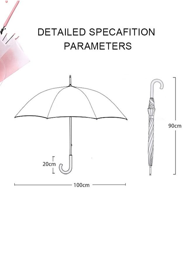 tornado gold - Cloud Gradient Umbrella Long Handle Folding Portable - Image 1