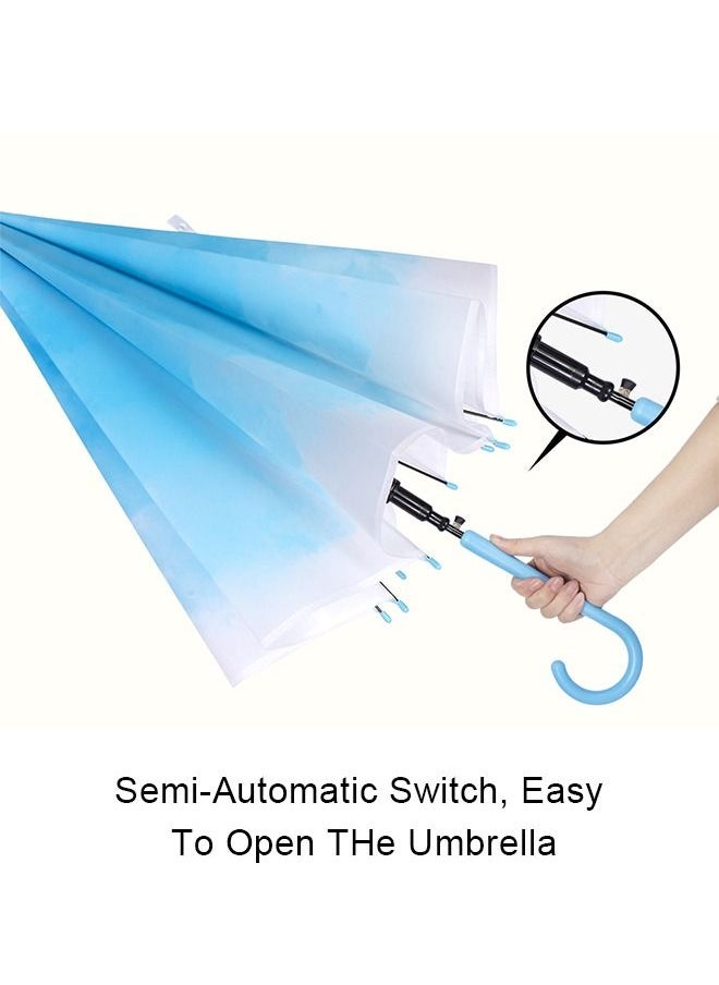 tornado gold - Cloud Gradient Umbrella Long Handle Folding Portable - Image 1