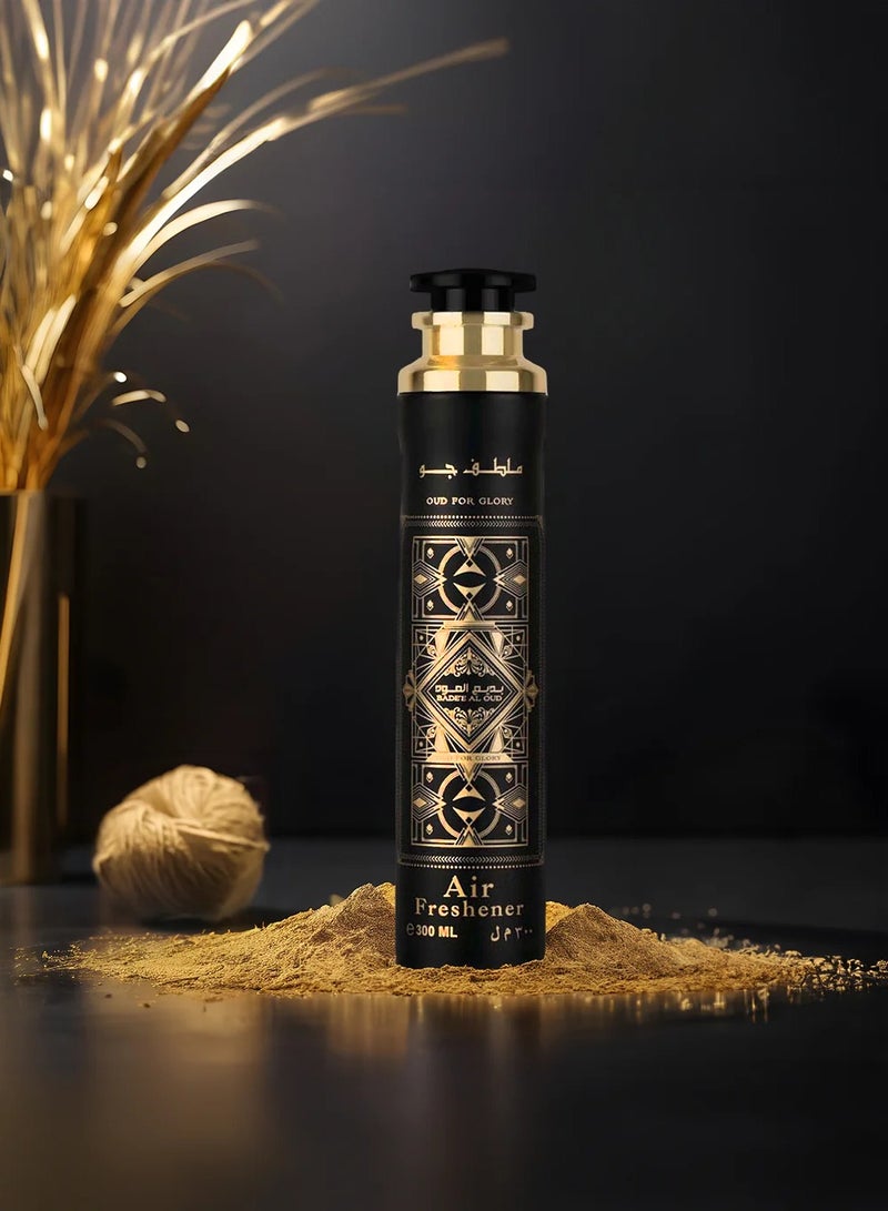 لطافة عود فور جلوري معطر جو بديع العود، 300 مل - Image 3