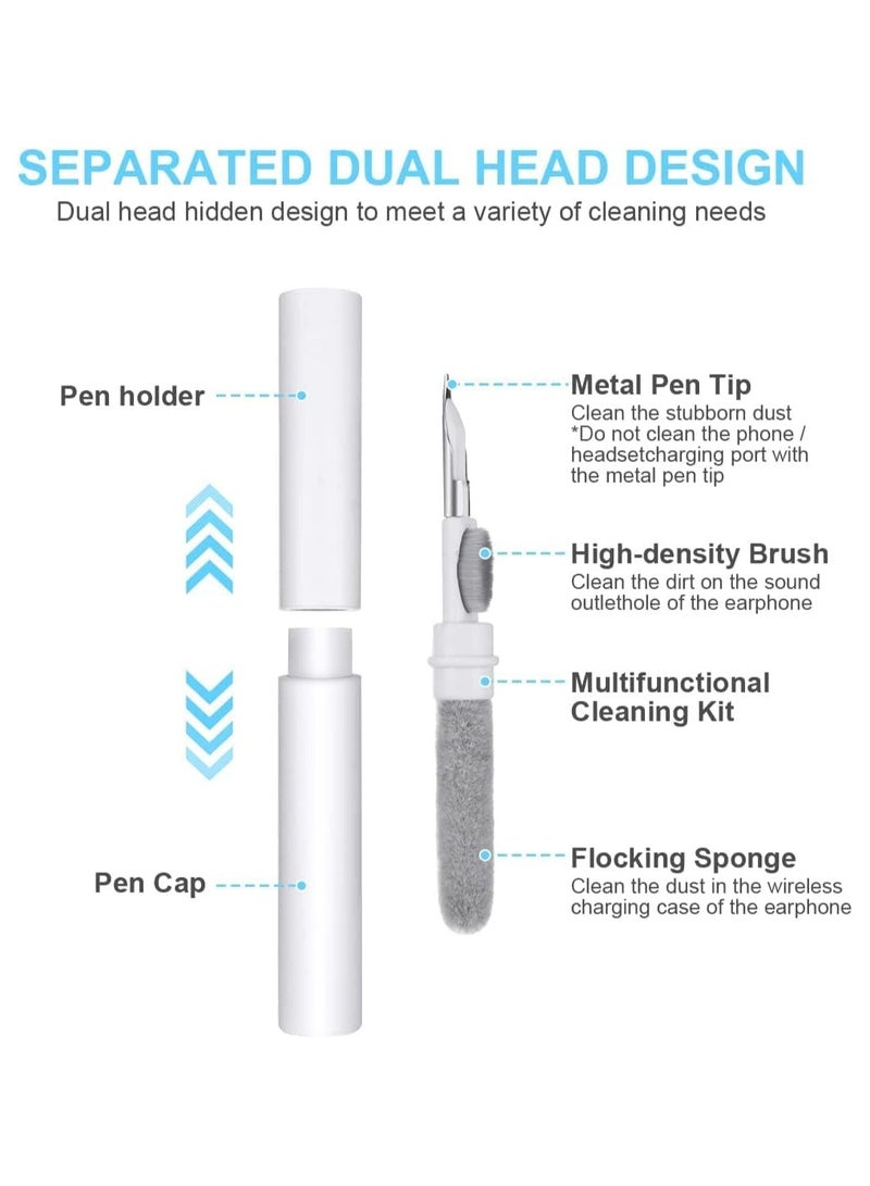 Bluetooth Earbuds Cleaning Pen, 3 in 1 Multifunction Cleaner Kit with Soft Brush for Wireless Earphones Bluetooth Headphones Charging Box Accessories, Computer, Keyboard, Camera  - Image 2