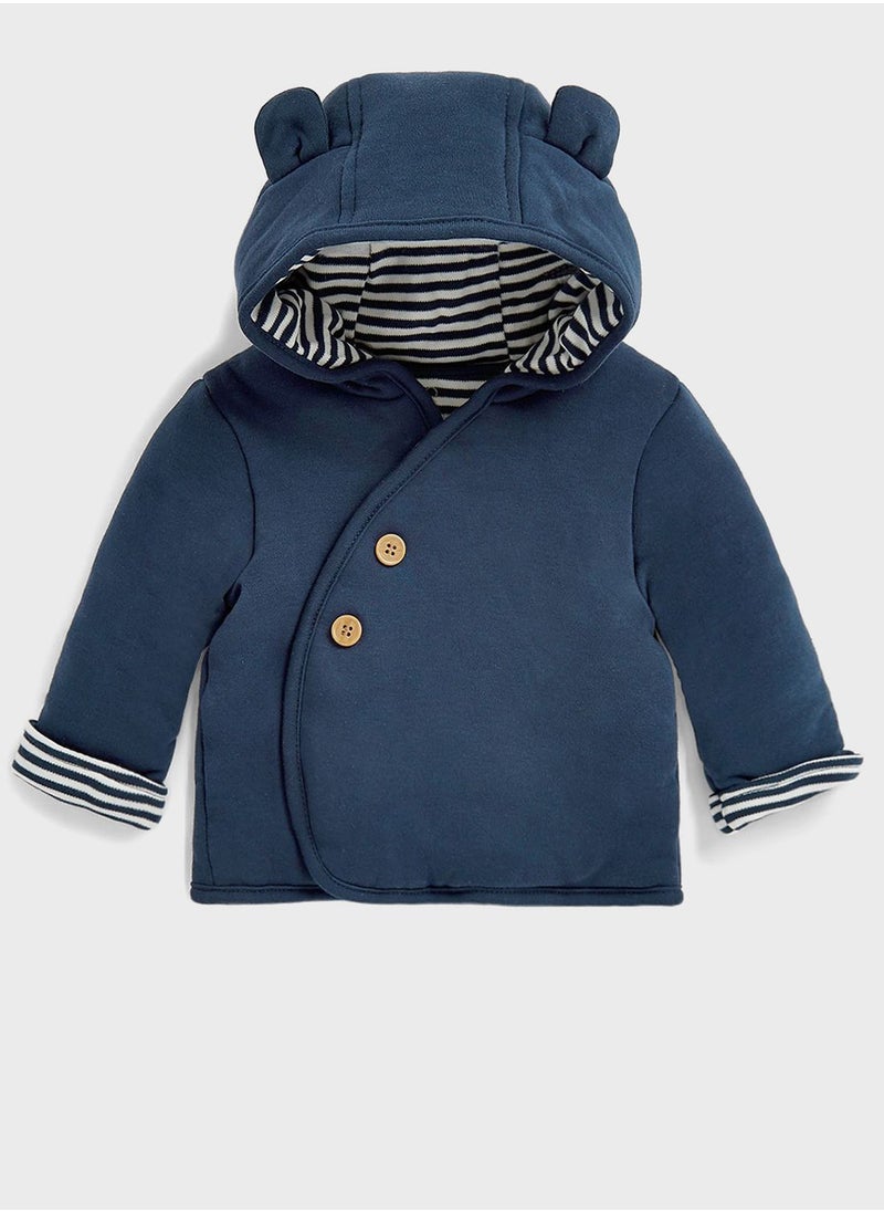 mothercare Navy Wadded Jacket  - Image 1