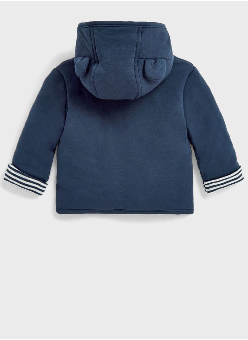 mothercare Navy Wadded Jacket  - Image 2