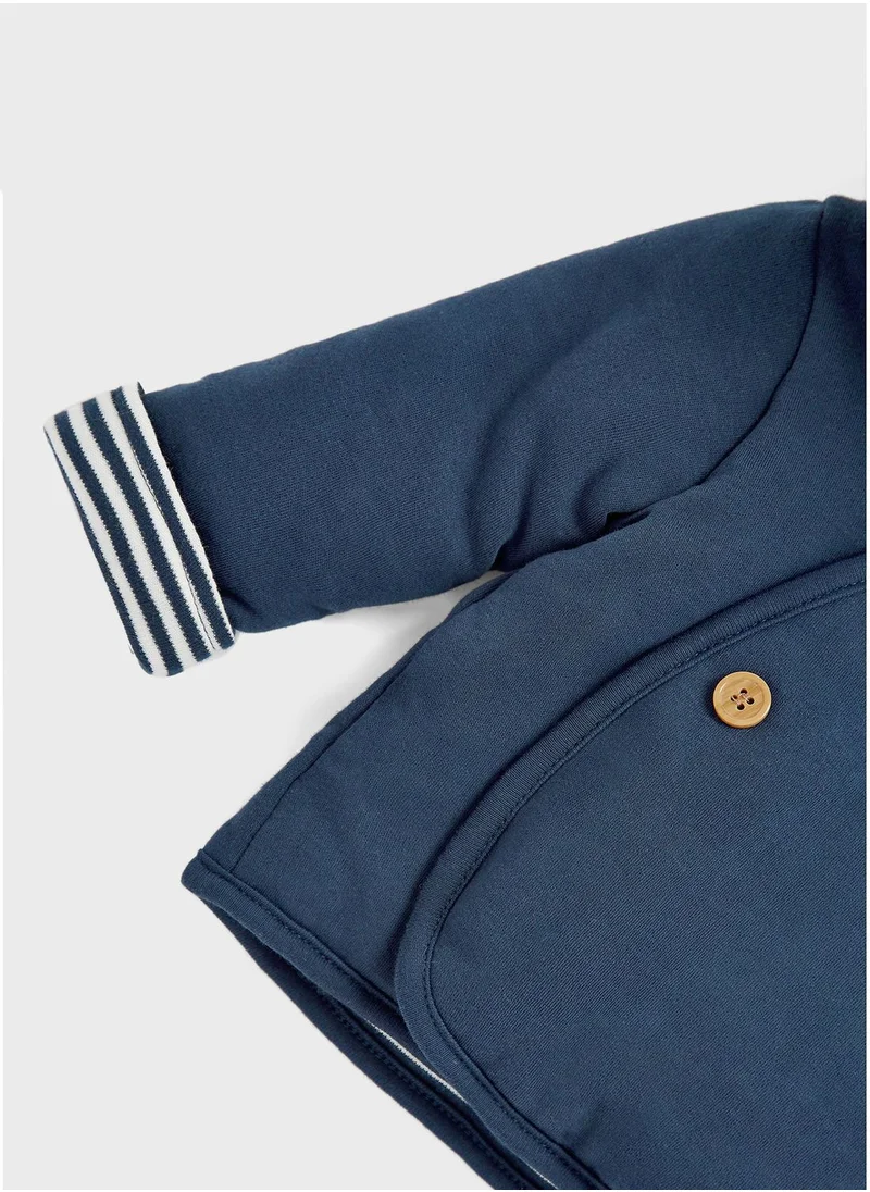 mothercare Navy Wadded Jacket