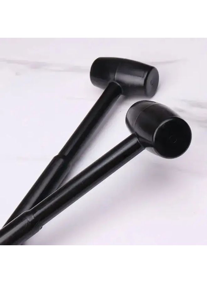 Heavy Duty Rubber Hammer Ergonomic Grip Black For Woodworking Auto Repair - Image 5