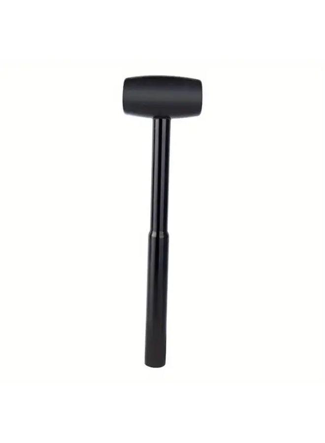 Heavy Duty Rubber Hammer Ergonomic Grip Black For Woodworking Auto Repair - Image 4