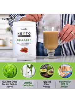 Keto Collagen Protein Powder With Mct Oil Keto And Paleo Friendly Pure Grass Fed Pasture Raised Hydrolyzed Collagen Peptides Keyto Salted Caramel Flavor - pzsku/Z6776B625B98E8A586905Z/45/_/1695134047/8743f375-3042-4a04-918f-1d128234a7fb