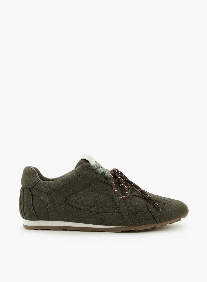 Celeste GREEN Women Lace-Up Ankle Sneakers for Women | Best Price UAE