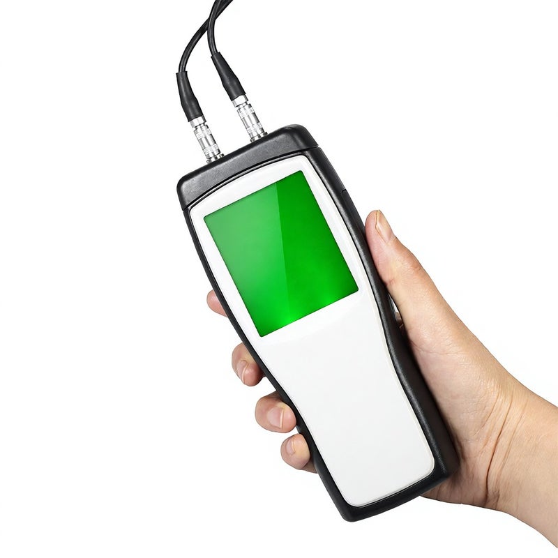 مقياس السماكة بالموجات فوق الصوتية المحترف SMART SENSOR المحمول LCD رقمي لفحص السماكة مقياس العمق النطاق 1.2～225 مم دقة عالية - Image 4