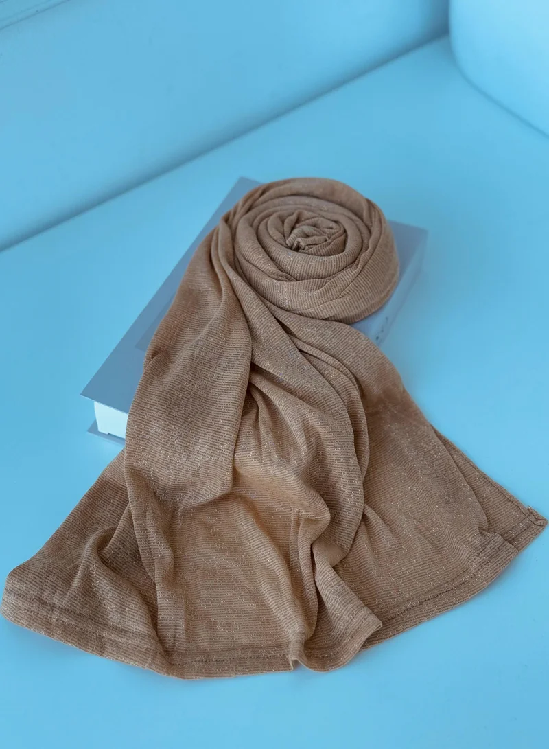 AL BENT AL SHARQIEH glittered cotton hijab shawl