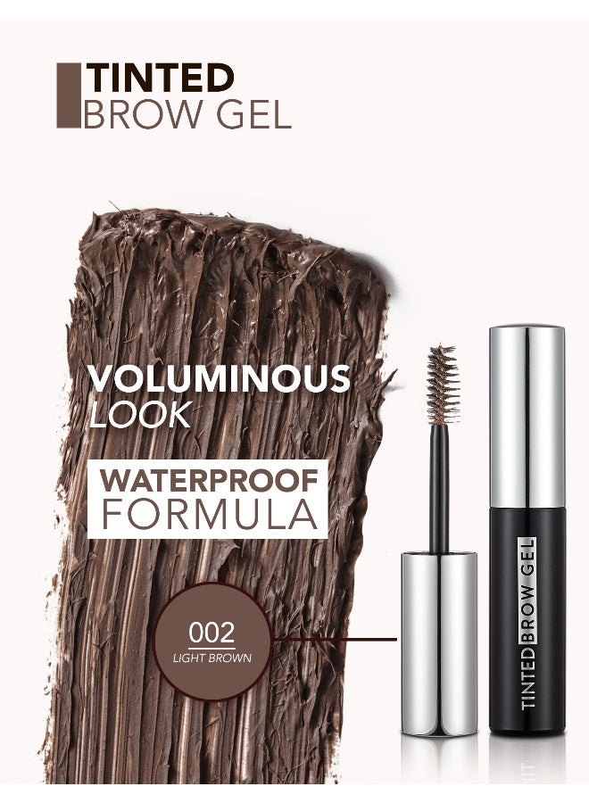 flormar Tinted Brow Gel – 002 Light Brown – Long-Wear, Waterproof, Volume, Brush Design 002 Light Brown - Image 5