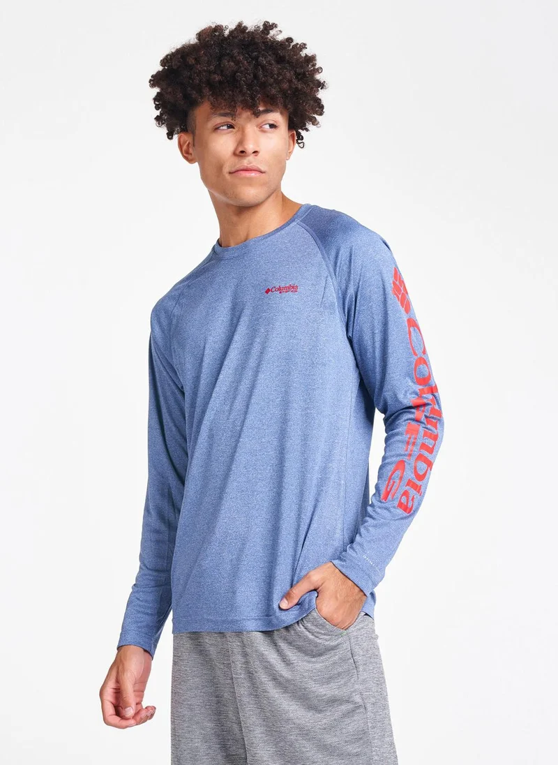 Columbia Men's PFG Terminal Tackle™ Heather Long Sleeve T-Shirt