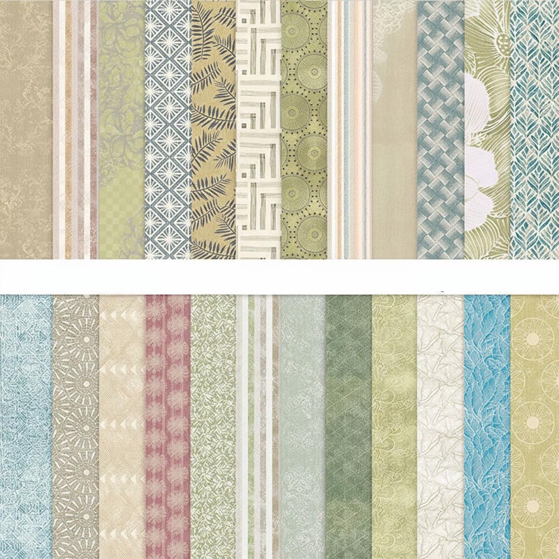 MIATTCLD ورق سكرابوك MIATTCLD 12x12 خلفية باستيل لعمل السكرابوك، 24 ورقة/24 تصميم ورق حرفي مزخرف مزدوج الجوانب لألبومات يوميات الهوايات وبطاقات DIY وزينة الألبومات - Image 1