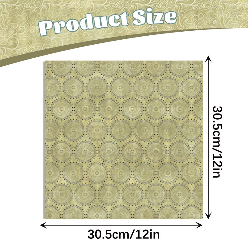 MIATTCLD ورق سكرابوك MIATTCLD 12x12 خلفية باستيل لعمل السكرابوك، 24 ورقة/24 تصميم ورق حرفي مزخرف مزدوج الجوانب لألبومات يوميات الهوايات وبطاقات DIY وزينة الألبومات - Image 2