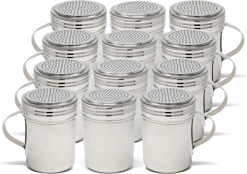Winware Stainless Steel Dredges 10-Ounce with Handle, Set of 12 - Image 2