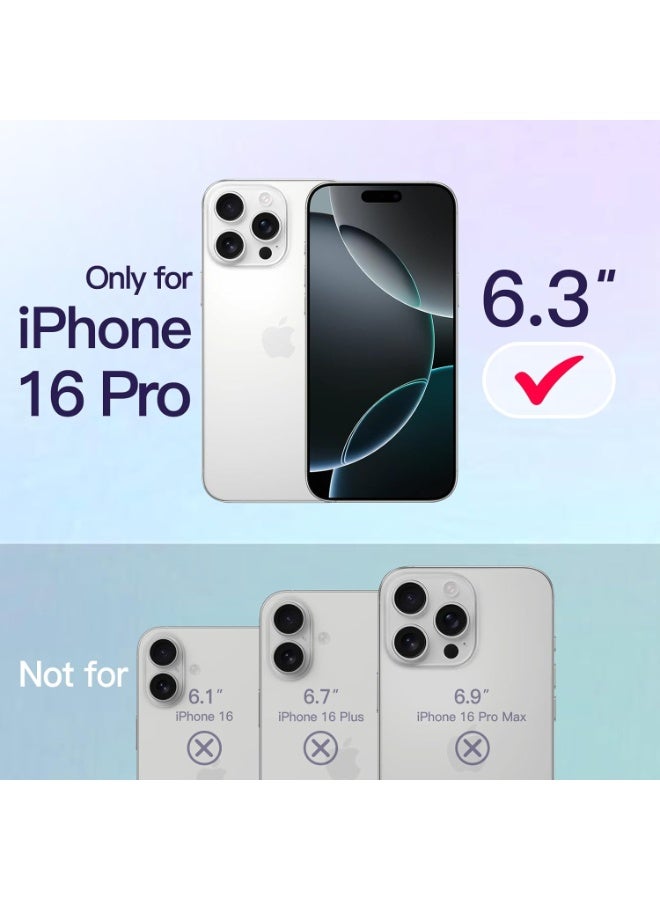 Premium Clear TPU Case for iPhone 16 Pro (6.3") – Full Camera Lens Protection, Lightweight Transparent Back Cover - Image 2