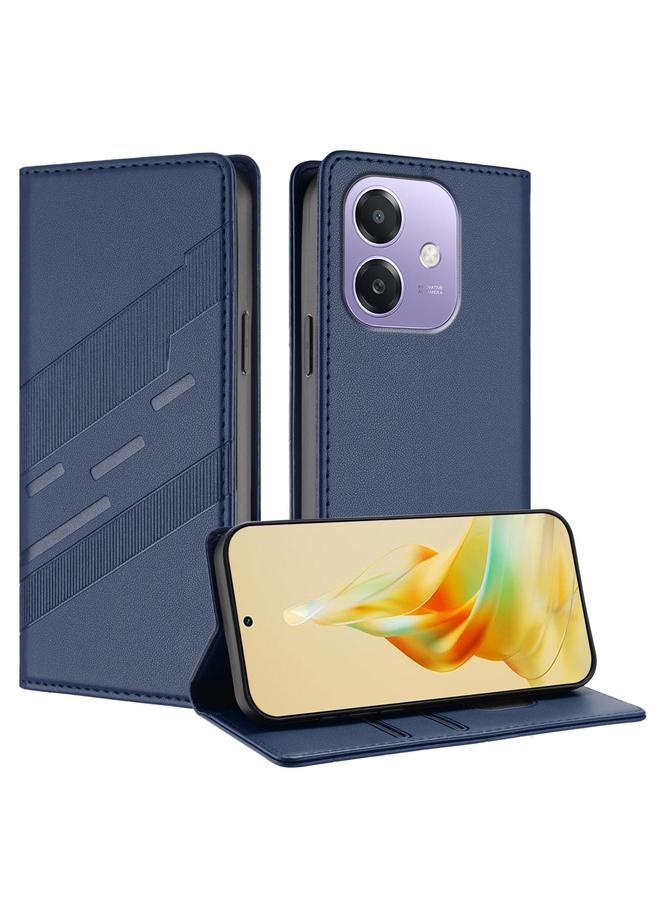 erorex Case For OPPO A60 5G Embossed Multi-functional Wallet Retro Leather Phone Case - Image 1