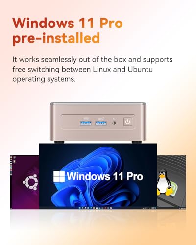 GEEKOM [Designed for Bulk Orders] A5 Mini PC with AMD Ryzen 5 7430U, 16GB RAM(Expandable), 512GB NVMe SSD, Windows 11 Pro Desktop Computer, 8K Quad Display, HDMI 2.0, SD 4.0 Slot, Bunsiness Home - Image 5