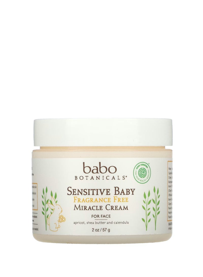 بابو بوتانيكالز Babo Botanicals، كريم الطفل المعجزة للبشرة الحساسة ، خالٍ من العطور ، 2 أونصة (57 جم)
