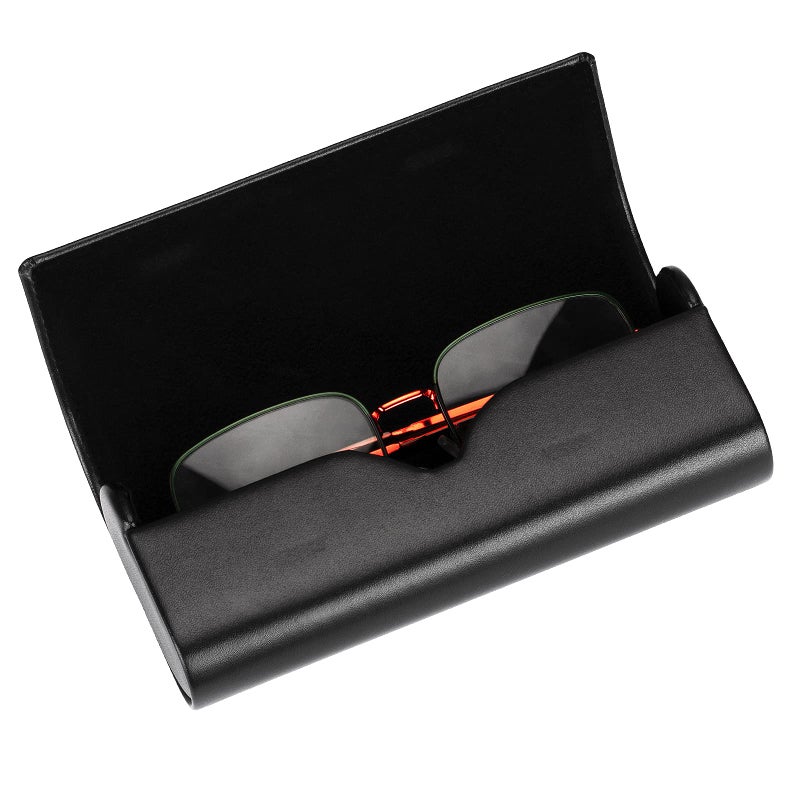 Vemiss Vemiss Hard Shell Eyeglass Cases, Lightweight Portable Glasses Case for Women Men (Z-black)  - Image 3