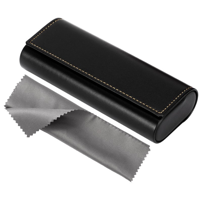 Vemiss Vemiss Hard Shell Eyeglass Cases, Lightweight Portable Glasses Case for Women Men (Z-black)  - Image 1