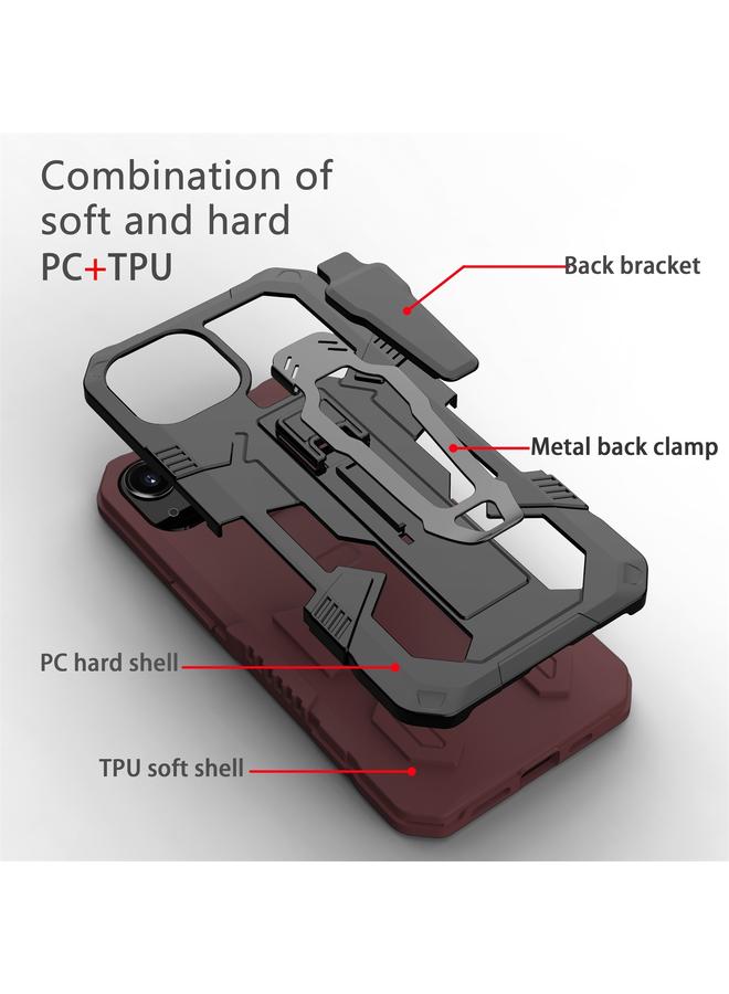 S-TOP Case For iPhone 13 Machine Armor Warrior Shockproof PC + TPU Protective Case - Image 2