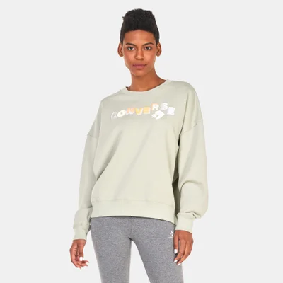 CONVERSE Women's Graphic Crew Sweatshirt